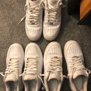 3 pairs of Air Force 1!!